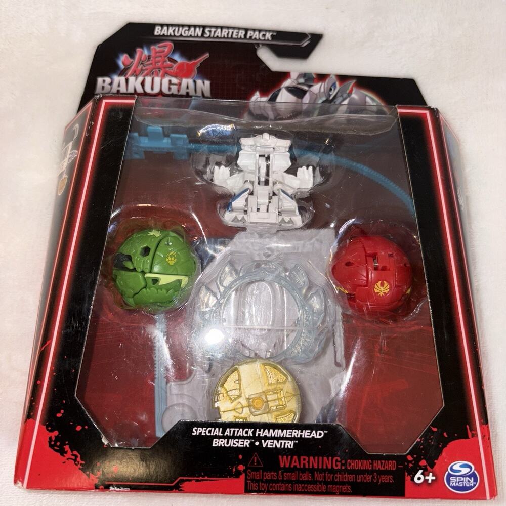 Bakugan Starter Pack - Special Attack Hammerhead Bruiser & Ventri NEW